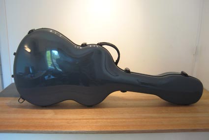 Fibercase voor klassiek gitaar donker-grijs